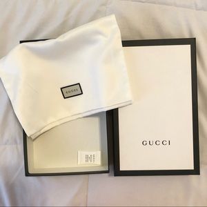 Gucci box and Dust Bag